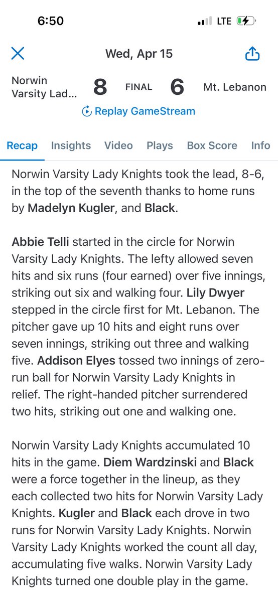 Maddy Kugler tweet media