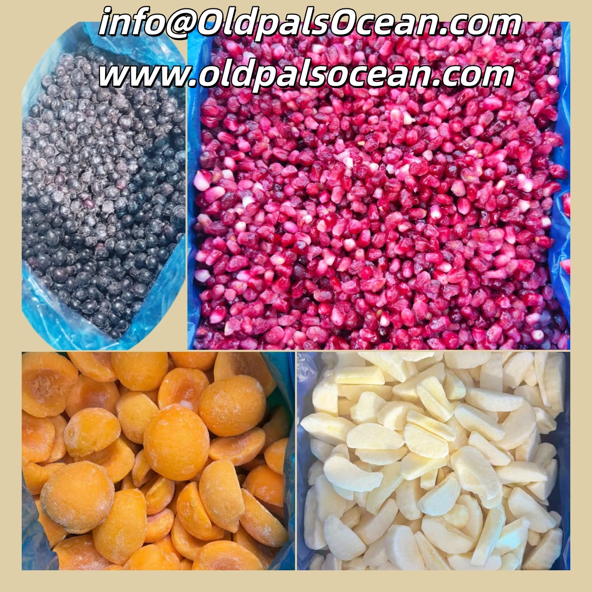 OldpalsL's tweet image. We supply premium frozen fruit — strawberries, apples, blueberries, blackberries, mango chunks, pomegranate, apricots, and custom mixed fruit.
✅ Tailor-made for your business needs.
email: info@OldpalsOcean.com
oldpalsocean.com
#FrozenFruit #frozenfood #foodexporter