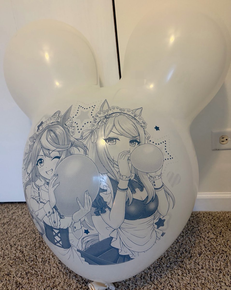 loonerpr55's tweet image. 🐭 
Finally got those ears well inflated! @SecretBlossom 
Balloon from @rin_fuusen 
#Balloon #looner #UmaMusume