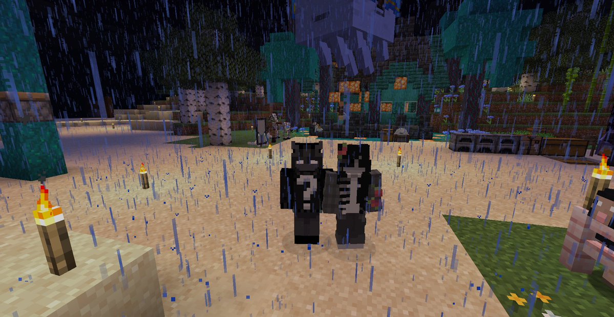 lolitakechi's tweet image. duobait so srs we combined our skins with voidpetals #sharpcake