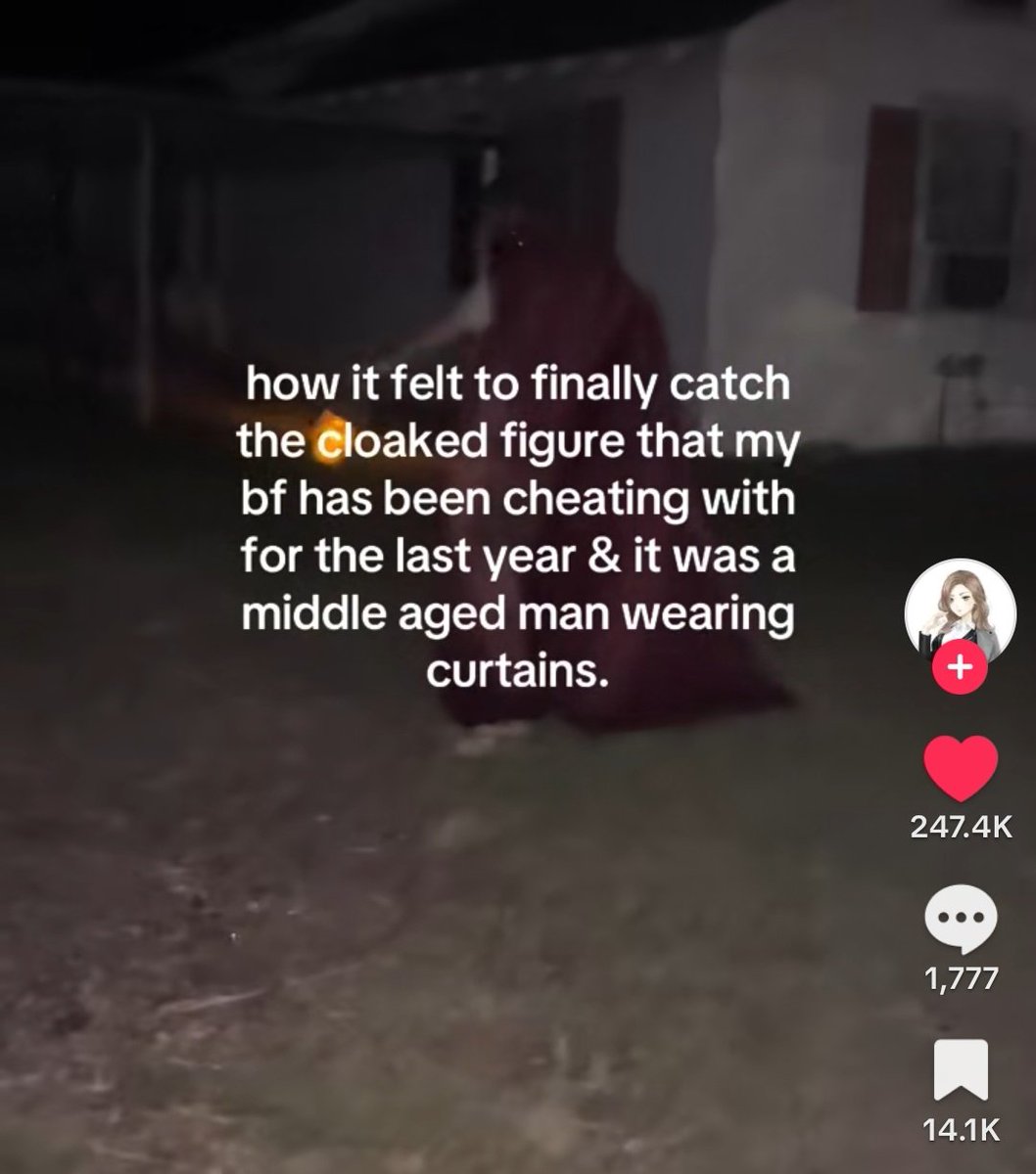 tinkerbyers's tweet photo. 55 year old mike’s wife catching will sneaking out of her house in his cleric costume https://t.co/Z0G6RRkRFn