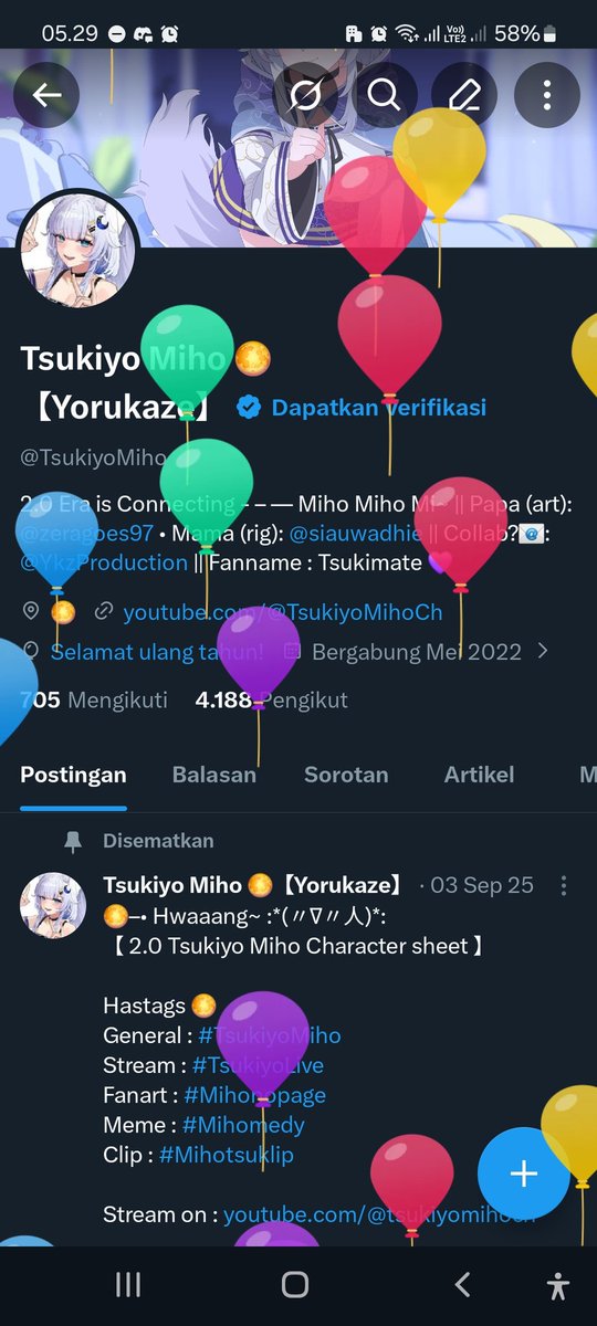 TsukiyoMiho's tweet photo. HBD! ☺️ https://t.co/tpxnDp0btm