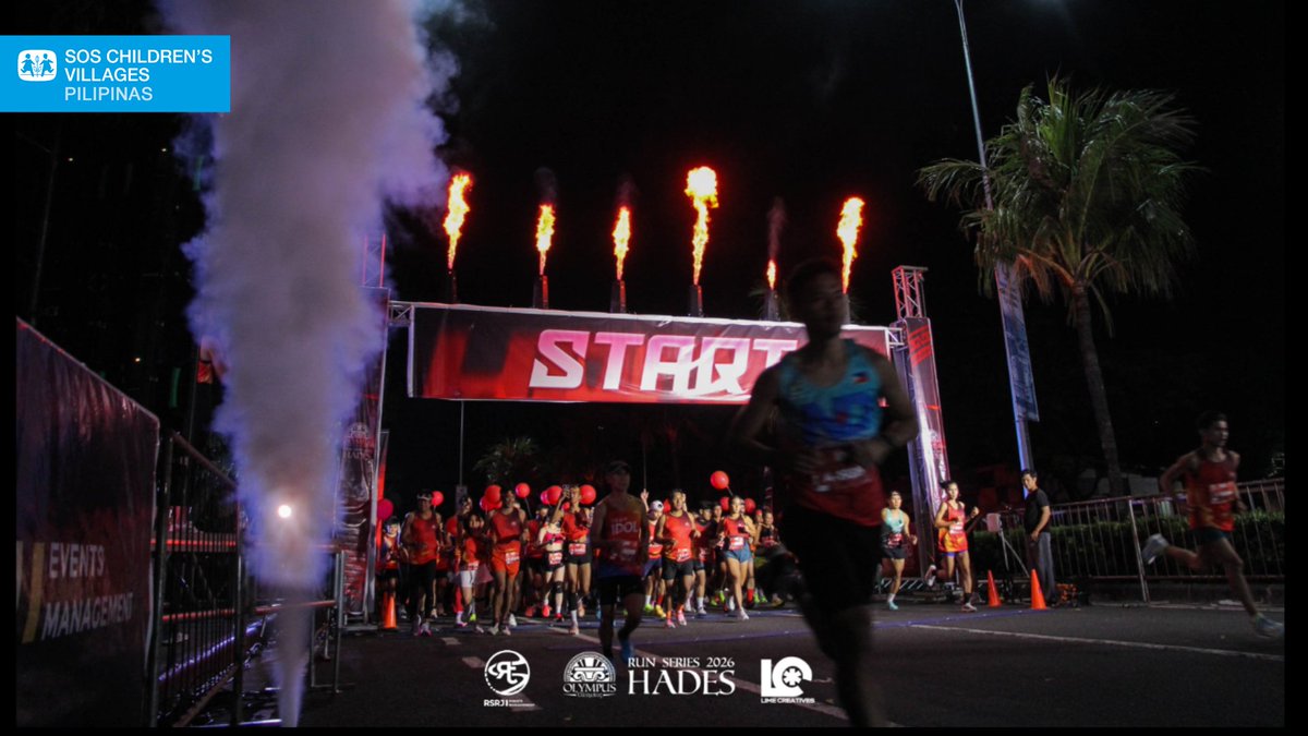 sospilipinas's tweet image. On April 5, 2026, runners gathered for the RSRJ Fun Run, making every step count for children in need. With each stride, participants helped @sospilipinas provide loving homes and brighter futures. 💚 #SOSPilipinas #Give | #Hope | #Chance