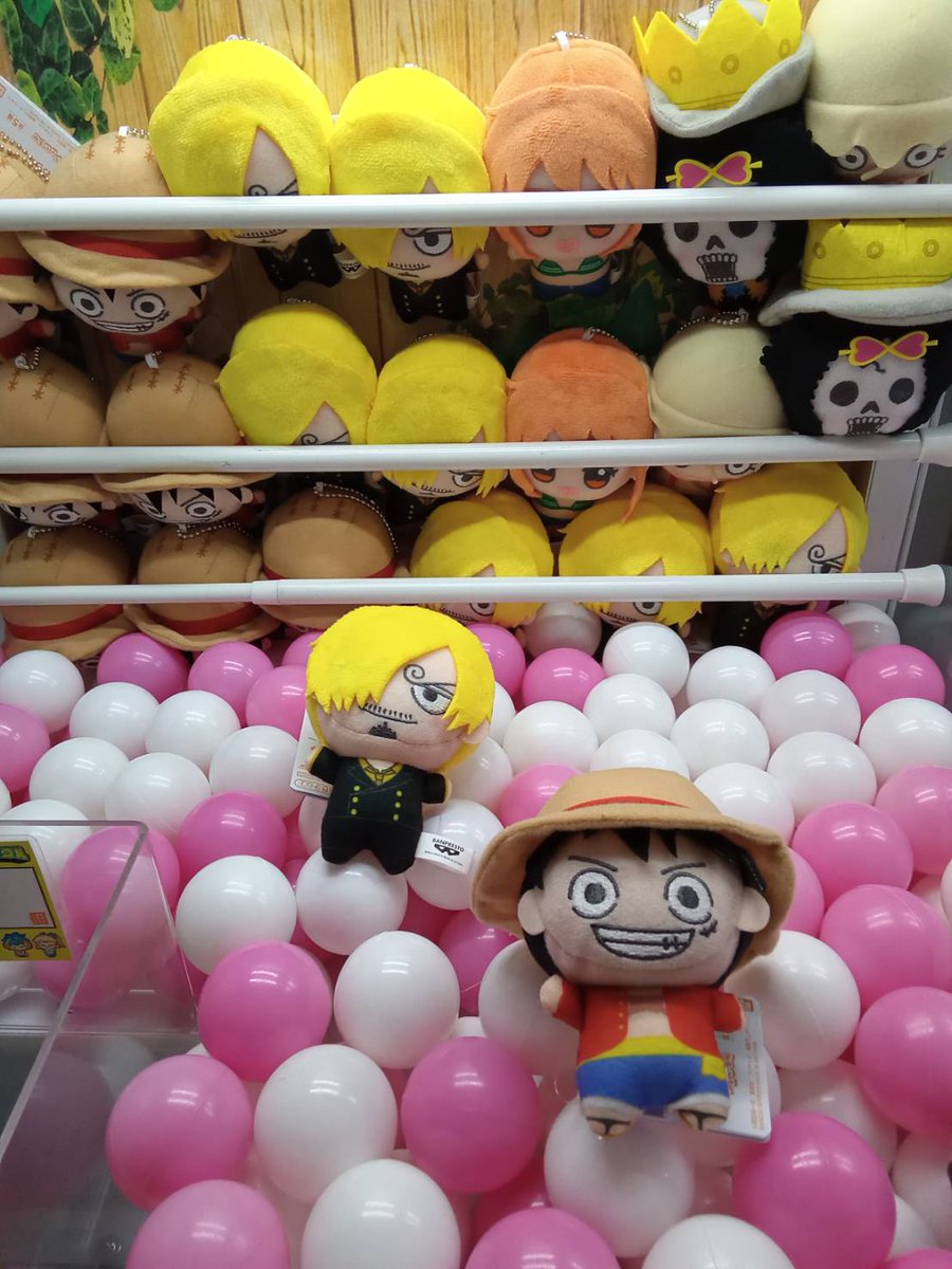 景品案内】 ちびぐるみのONEPIECE 麦わらの一味vol.1 ワンピース初の
