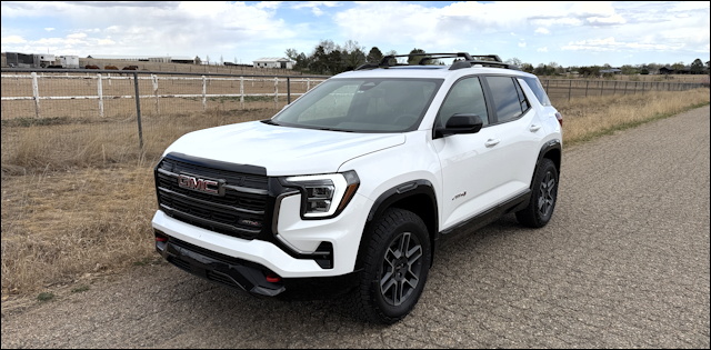 DaveTaylor's tweet image. The 2026 @GMC Terrain AT4 is an improvement over older models, but it still proves rather humdrum when you're behind the wheel. My detailed review explores the good and the not-so-good of this Compact SUV: planetdave.com/2026/04/underp… #cars #auto #suv #gmc
