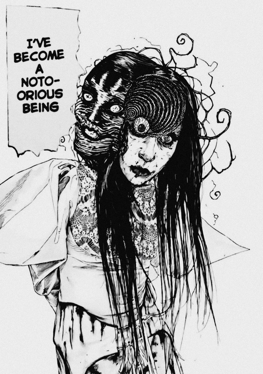 I’VE BECOME A NOTORIOUS BEING!!! (Junji Ito Edition)