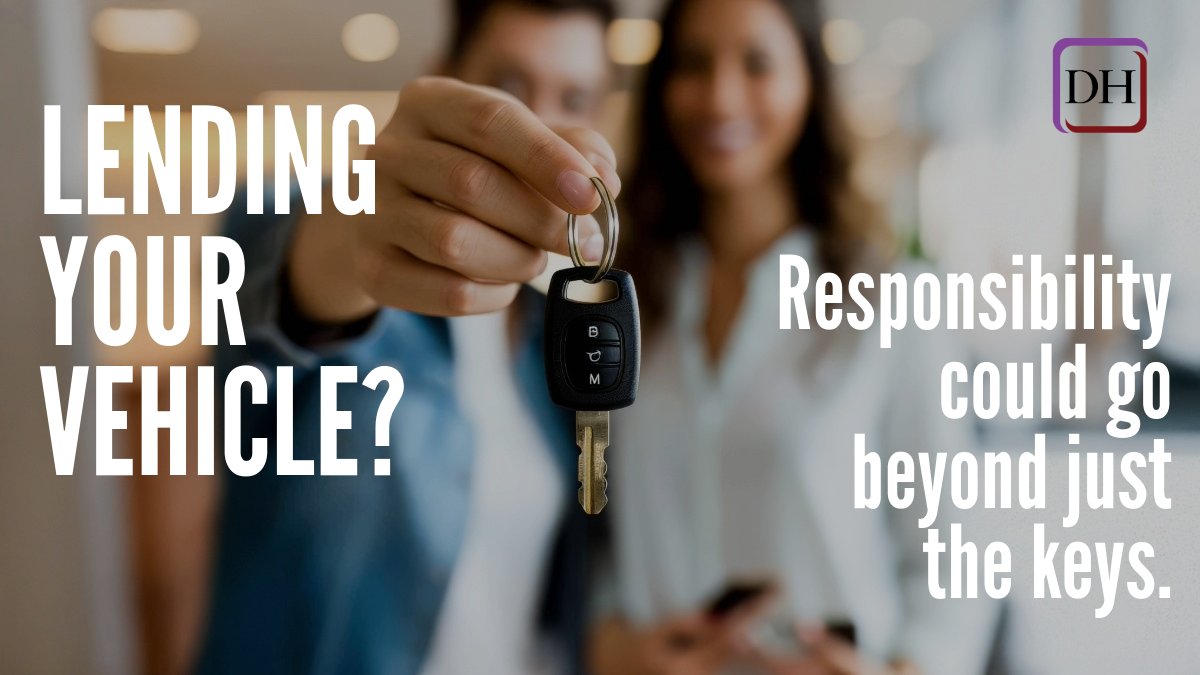 Ottawa_lawyer's tweet image. Before you lend your car in Ontario, know this: your insurance pays first if they cause an accident. That means your premiums and coverage are on the line. 

#OntarioDrivers #CarInsurance #KnowYourRights #PersonalInjury #LegalTip #ProtectYourself