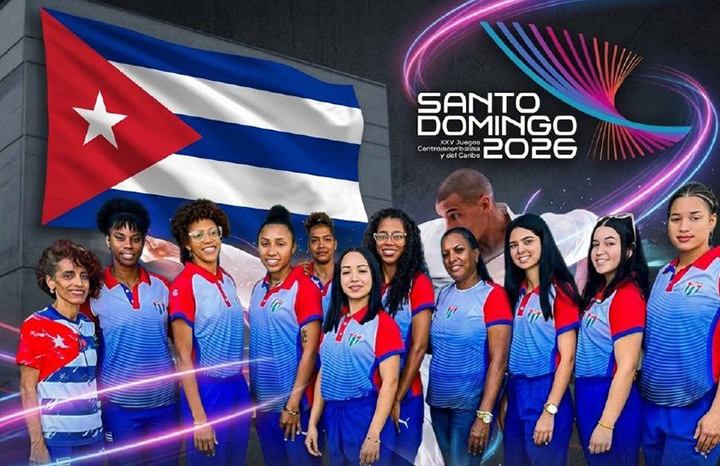 🇨🇺🥋| Cuba posa su bandera en República Dominicana, donde desde mañana buscará, con temple y precisión, los boletos al kárate de los Juegos  Centroamericanos y del Caribe Santo Domingo 2026.

•
•

#SantiagoDeCuba <a href="/LaCmkc/">Amigos de la Cmkc</a>