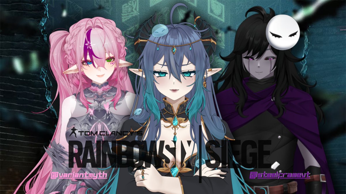 Vyvel_'s tweet photo. (( LIVE NOW ))
Summoning you~💙✨
https://t.co/fKyKByclfH
Playing #RainbowSixSiege tonight with @variant_myth &amp; @SteelframeVT. Bite the Bullet for me Princess &amp; be a good Bottom Frag. Mawh~
#VTuber #UbisoftPartner https://t.co/rtNlcAxgWI