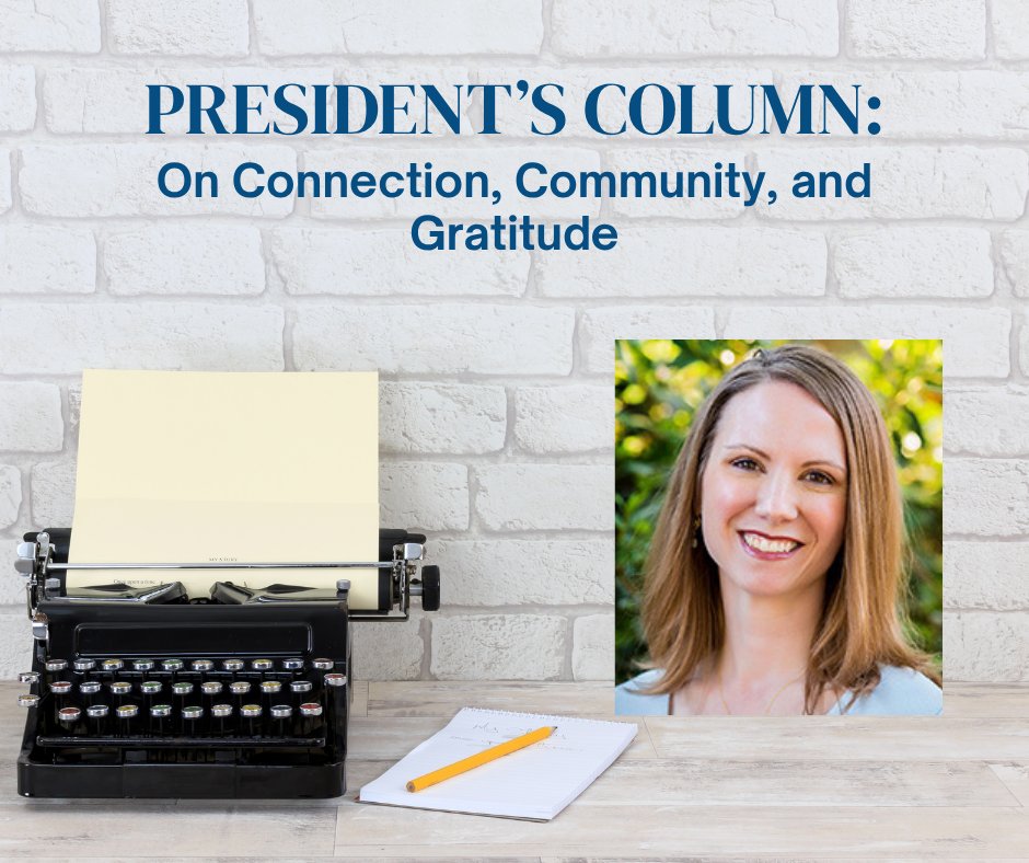 Have you read Melissa S. Scott's President Column?
You can view "On Connection, Community, and Gratitude" on our site!
caba.ms/articles/presi…