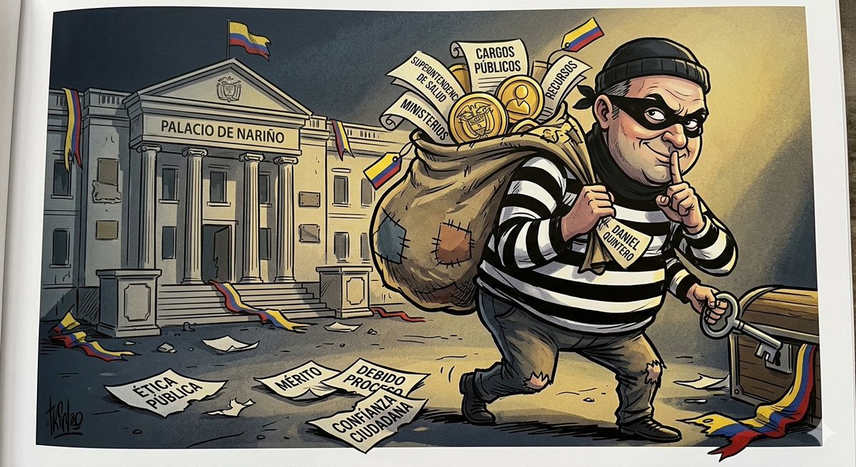 ¡Se están llevando todo!
Le entregaron la salud al que dejó a Medellín en ruinas.

El petrismo no llegó a gobernar, llegó para repartirse el Estado.

El costo de ese “orgullo guerrillero” es la destrucción de Colombia.