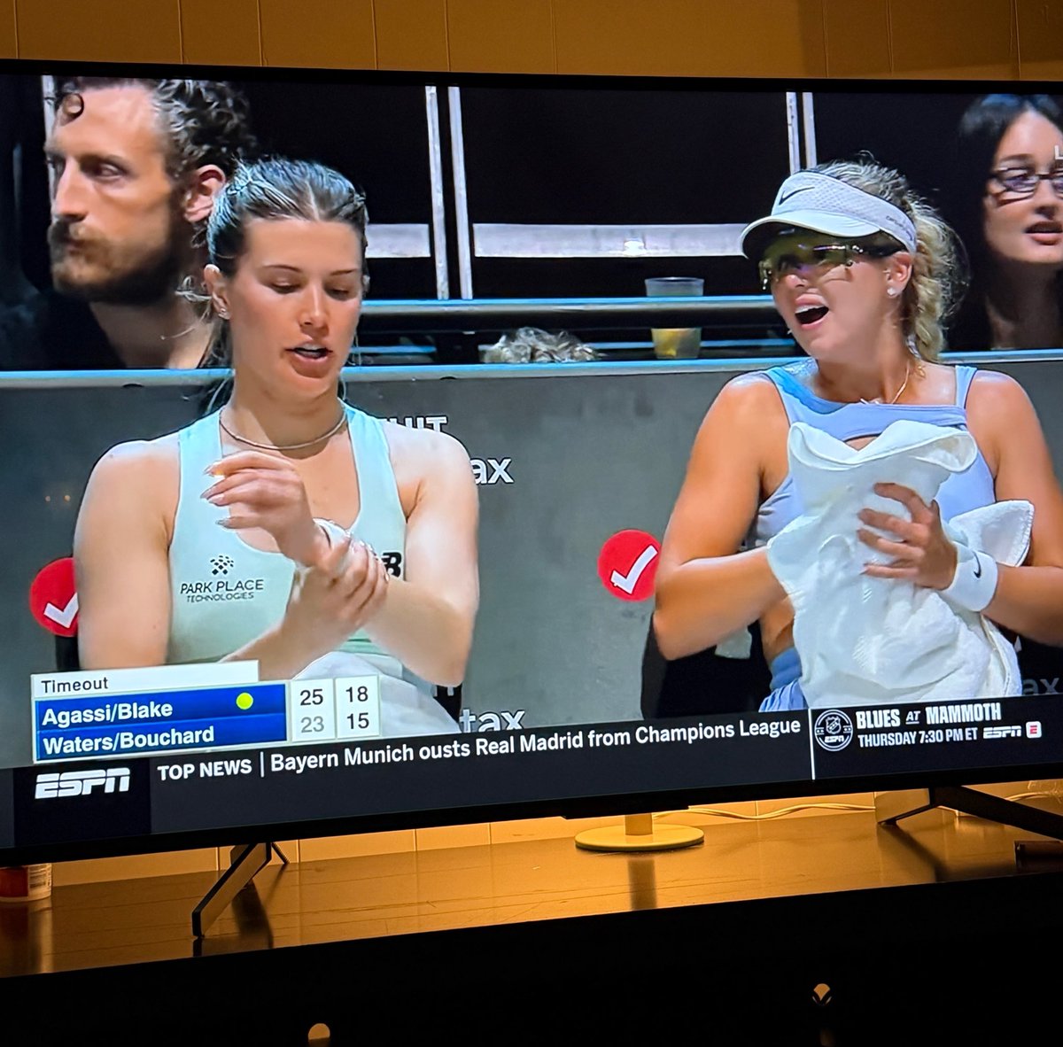 And suddenly I’m interested in the pickleball championships #would