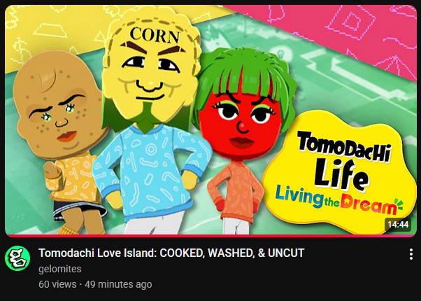 gelomites's tweet photo. its time to watch our new video.... its tomodachi life......... its got veggie goons https://t.co/cw3ilVTUxx