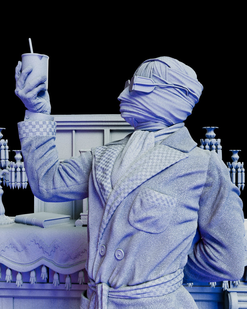 crminis's tweet image. Unveil the terror of classic horror with Wicked’s The Invisible Man Figure Kit! Relive the 1933 film's eerie ambiance with this detailed resin masterpiece. Interchangeable heads &amp;amp; hands. Perfect for any collector! 🧪 #UniversalMonsters #Horror shortlink.store/3_72uy4ma7aq