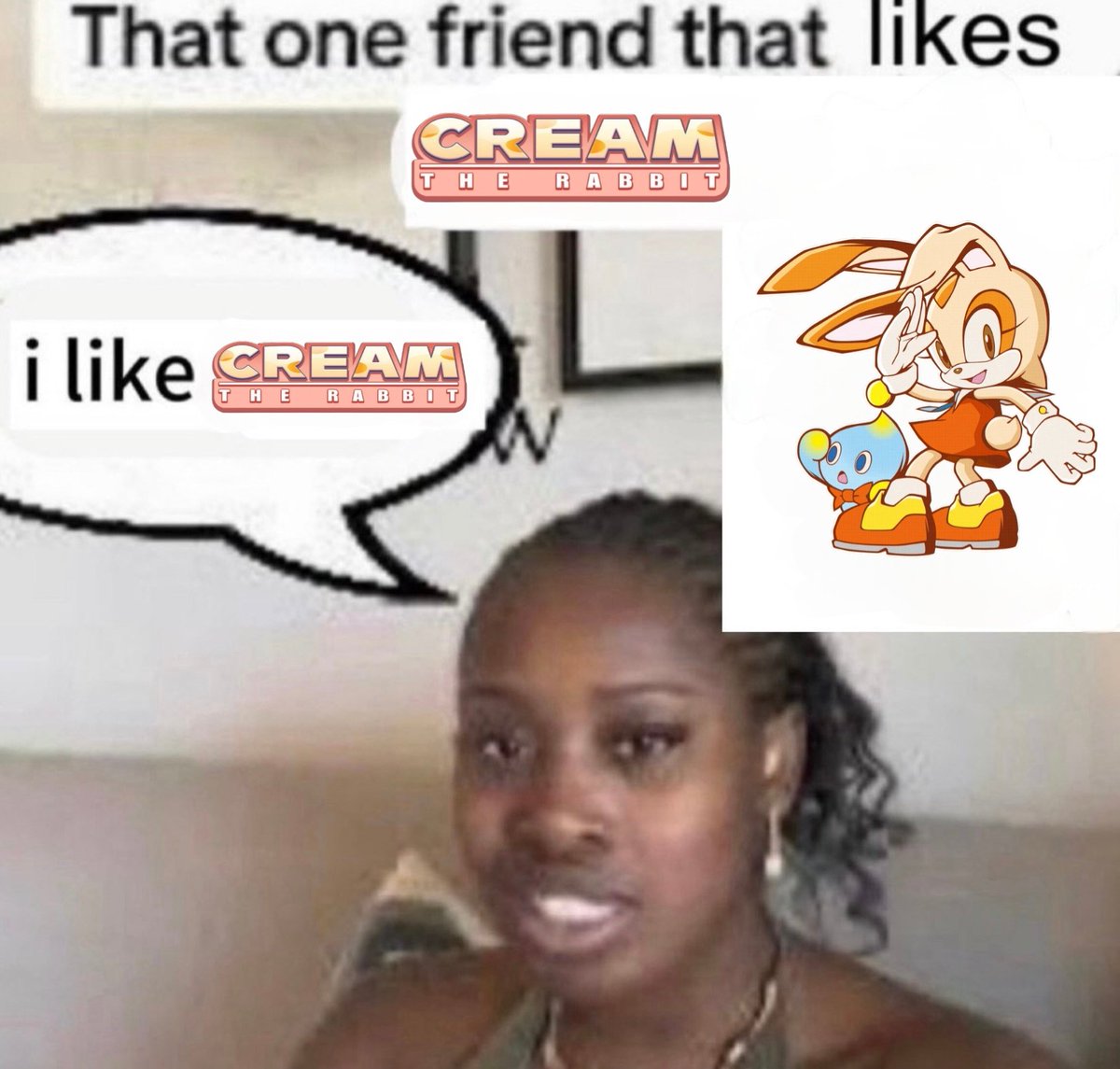 #1 Cream The Rabbit & Cheese The Chao Fan tweet media