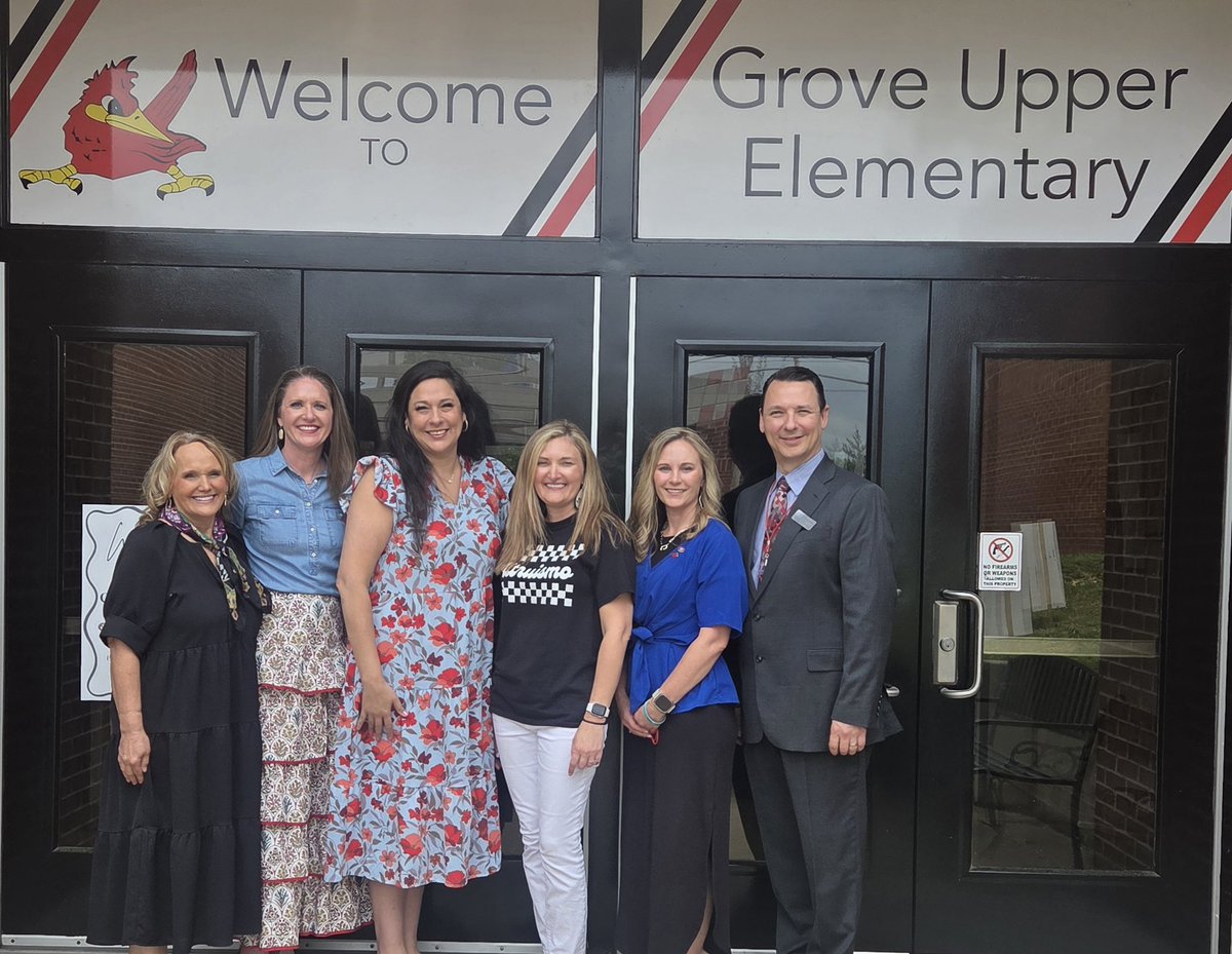 gabshere's tweet photo. Visited Grove Upper Elementary School this week. Principal @mrsmatthewsGUE is doing great work. https://t.co/th14eZoKeK
