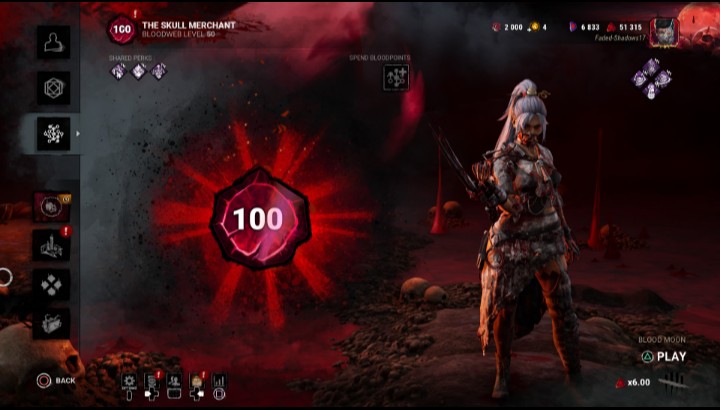 Faded_Shadows17's tweet image. Well ...just wrapped up my last little bit of Blood Moon gameplay. And my 4th P100, and my very first P100 killer, Skull Merchant!! #DeadByDaylight #BloodMoon