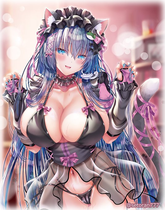 にゃんにゃん早苗さんのガオーポーズ🐾
遅くなりましたがおはようございますー☀️ 