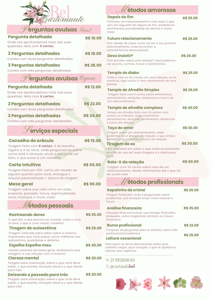 Beli ⟡ Taróloga tweet media