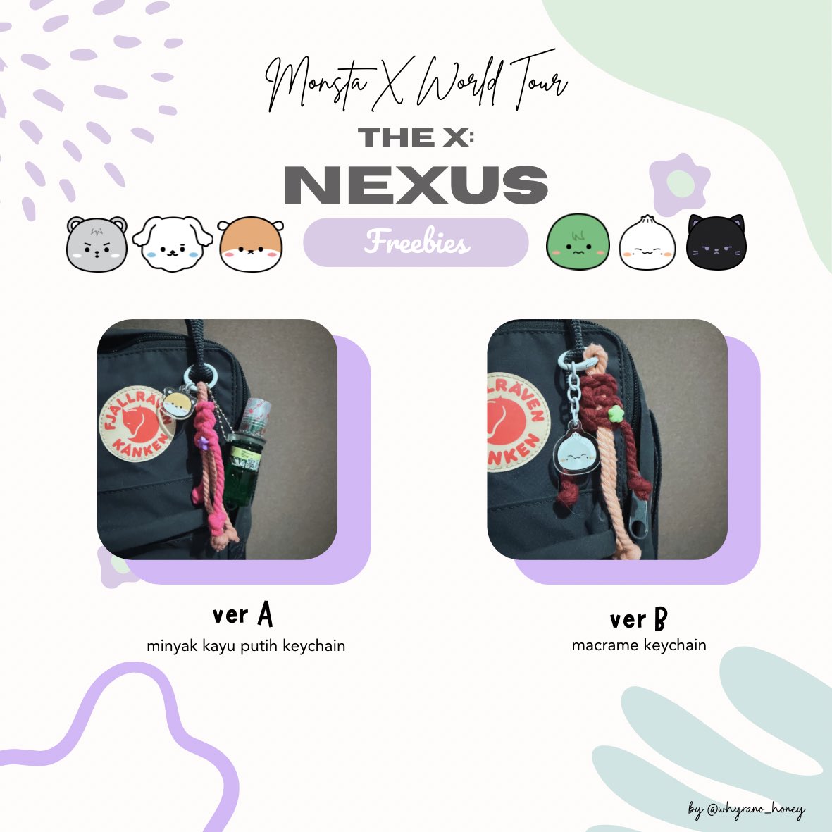 MONSTA X THE X: NEXUS IN JAKARTA FREEBIES

Monbebedeul aku ada freebies~ semoga monbebe berkenan menampunggg~ 

Sehat sehat monbebekuuhhhh sampai bertemuu

#MONSTAX_THEX_NEXUS_JKT #몬스타엑스
#MONSTAXinJAKARTA