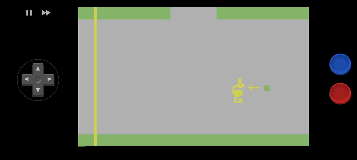 Gaufgang's tweet image. Estás en los años 80, jugando al #atari.

Te come el dragón de Aventure.

Te llaman a comer.

Que juegazo: 
retrogames.cz/play_066-Atari…