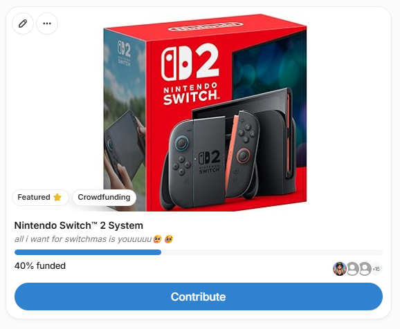 heading off now, goodnight guys!! 🫶

i think you guys know at this point how much getting a switch 2 means to me, and I love all the support and "papaya fully funded" comments, it means so much to me 💙

throne.com/papayasaur right now im 40%!!! SO CLOSE ITS POSSIBLE ILYALL✨