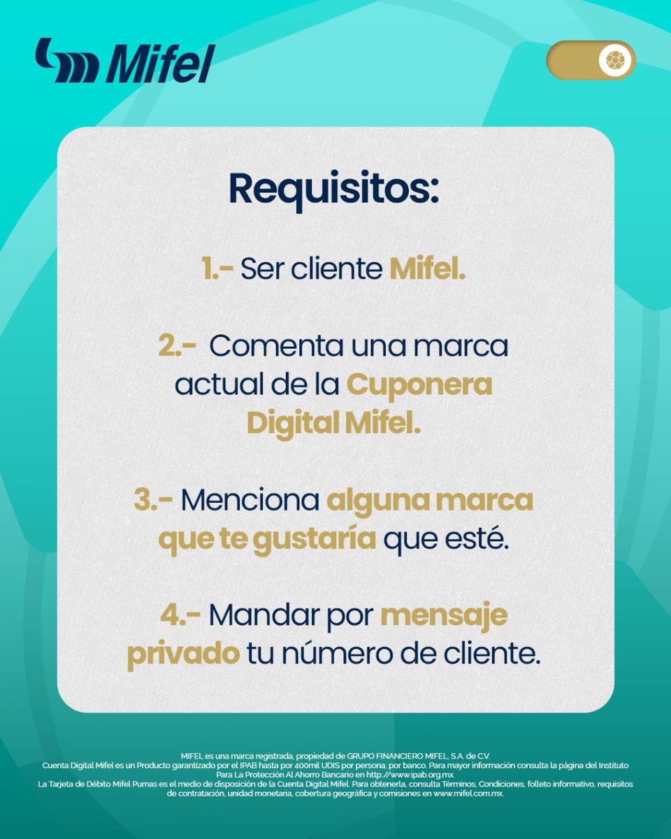 Banca Mifel tweet media