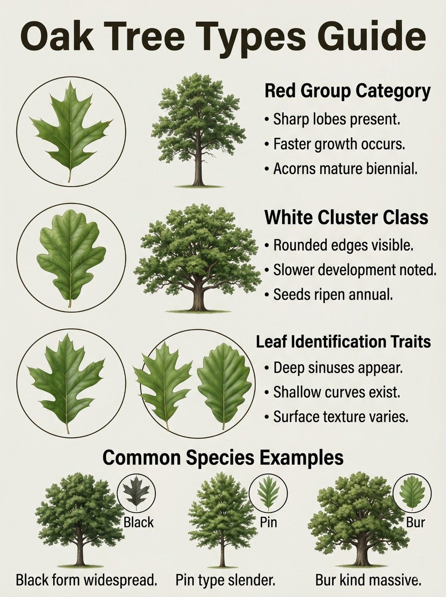 Guide to oak tree varieties