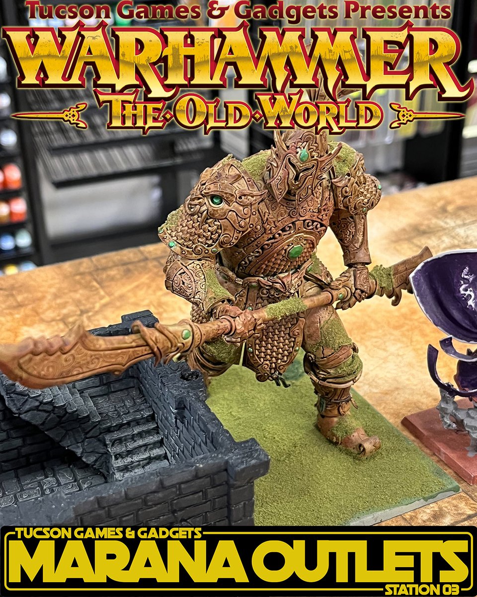 tucgamesgadgets's tweet image. Warhammer the Old World returns to Tucson Games &amp;amp; Gadgets Marana Outlets every Friday starting at 5pm! Join Dawn and the team at the outlets and launch yourself into epic battles against old friends and new foes! #warhammer #oldworld #warhammeroldworld #localgamestore