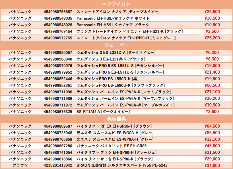 morimorikaitori's tweet image. 🌳⚡【美容家電】⚡🌳
⚡x.gd/RuSUm
#Panasonic #Sharp #ブラウン