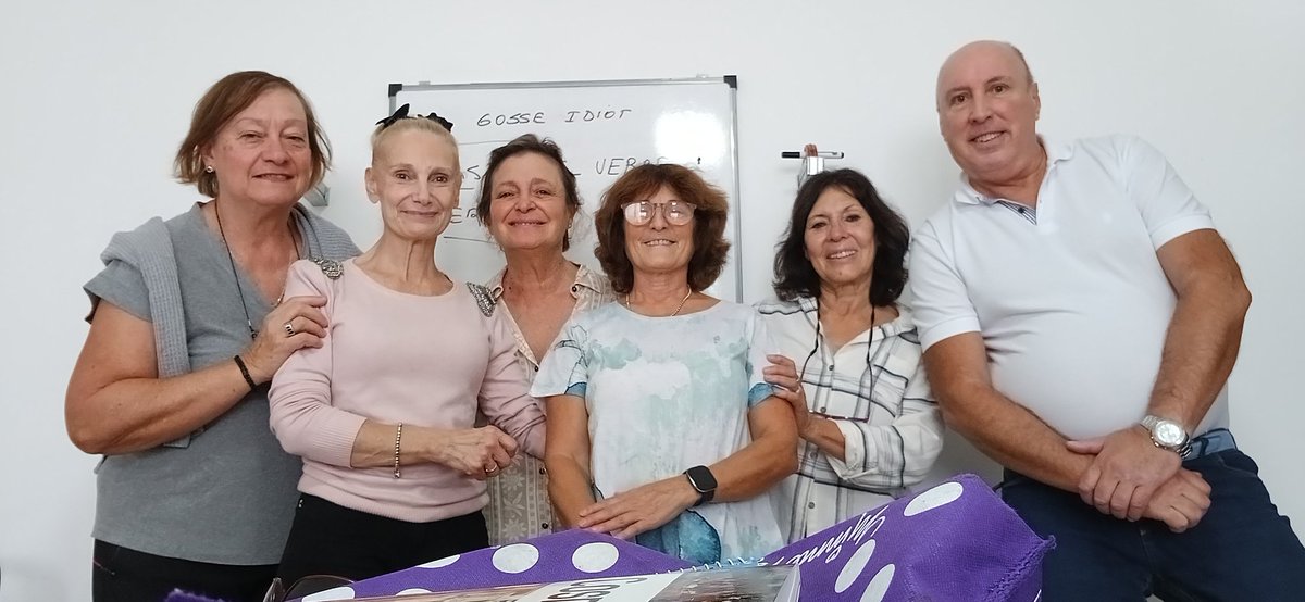 edugarciarapp's tweet photo. Con mis perseverantes y entusiastas alumnas del
Taller de Francés Intermedio en el Hogar de transito "El Samaritano" https://t.co/xLccoszZuU