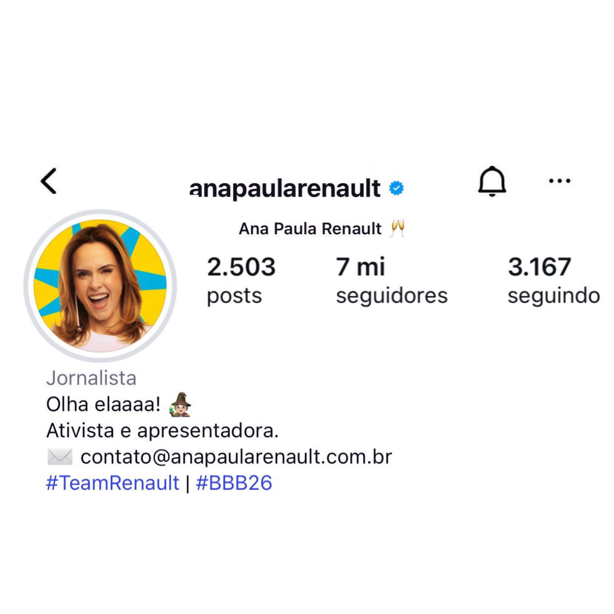 Support Ana Paula Renault tweet media