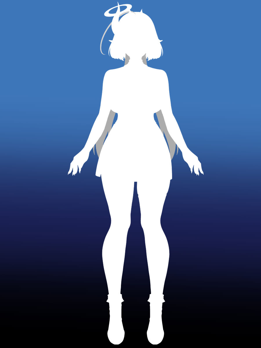Just a taste of what's to come, wanted to see what the silhouette looked for my model. Very much excited for this model debut!! Will have a reference sheet available soonTM

Currently aiming for May 25th for the debut day!