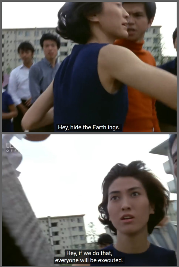 most of these topics were covered in episode 43 of ultraseven. a single episode