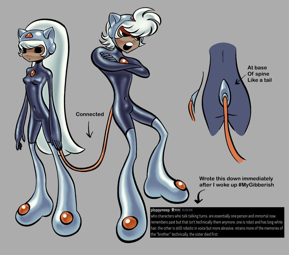 ploppymeep's tweet image. Tried drawing this creature from my dream last night #ocs