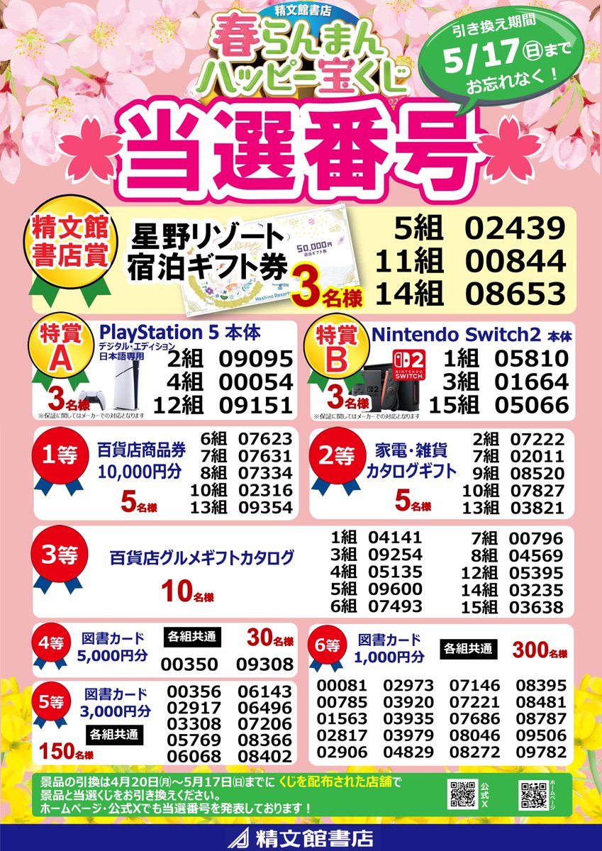 🎉朗報🎉 当店配布分から、Nintendo Switch2の当選者様が誕生しました