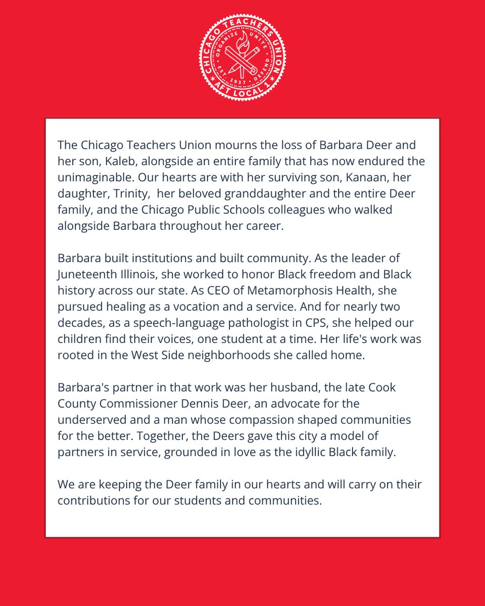 Chicago Teachers Union tweet media