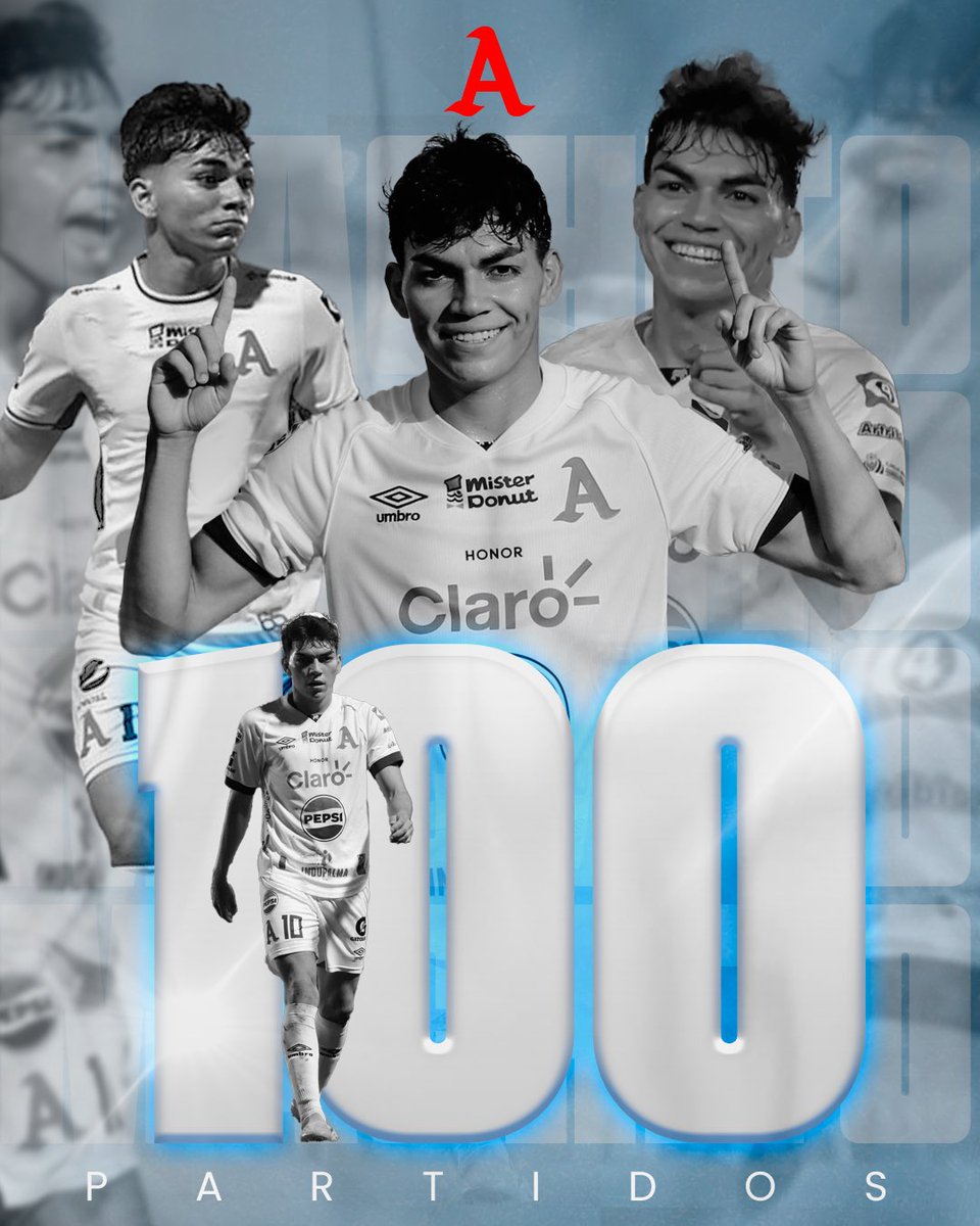 1️⃣0️⃣0️⃣ partidos de Leonardo Menjívar 🪄

¡Gracias por tu entrega, Leo! 🙌🏼1️⃣0️⃣

#AlianzaFC 🅰️