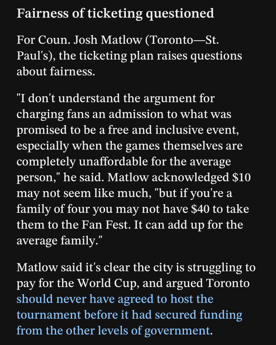 Josh Matlow tweet media