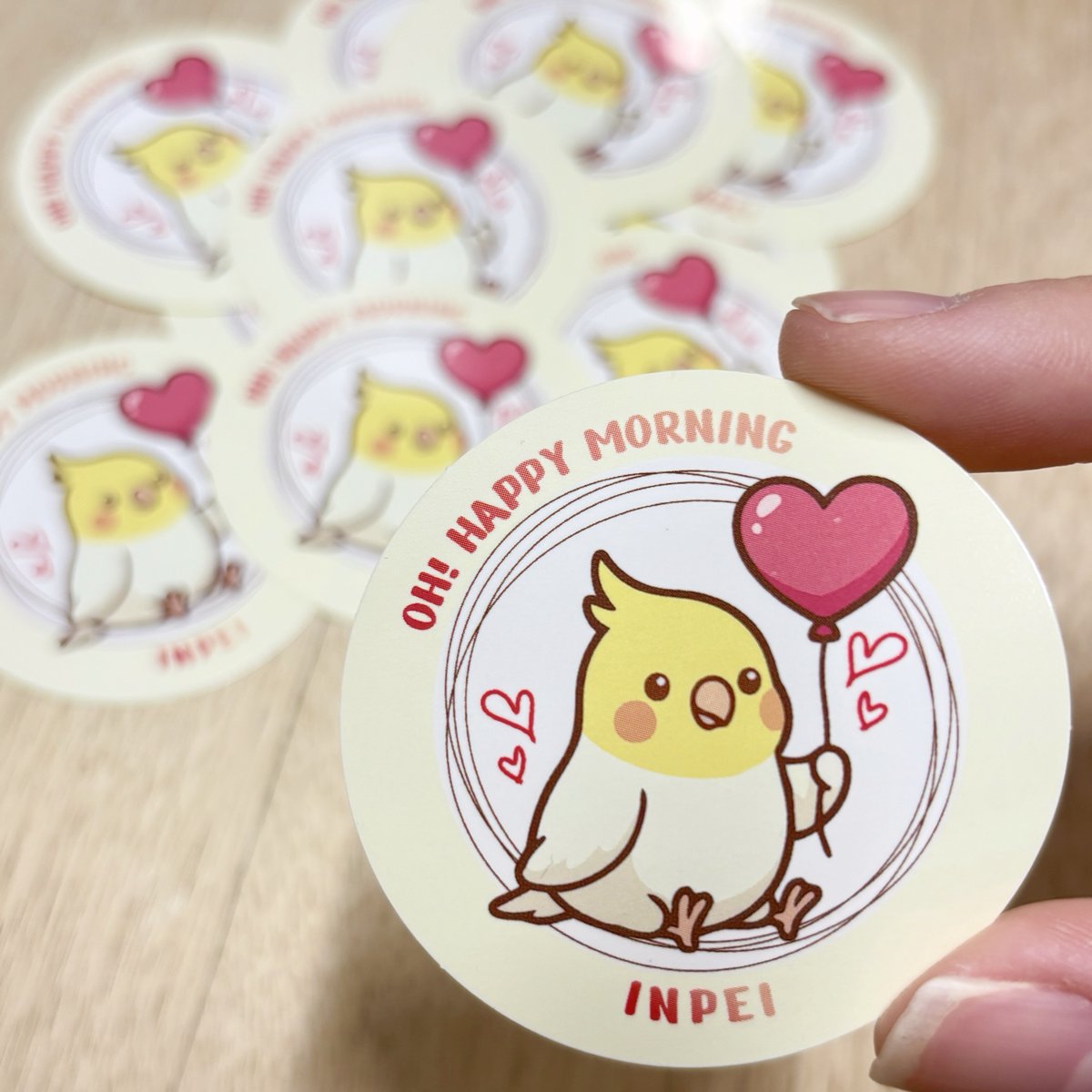 📻━━━━━━━
インペイのお悩み相談室🐥
━━━━━━━━✨

オカメインコのインペイが、お悩みをペペペペイ！と解決🐥✨
大小問わず遠慮なくどうぞ！

📩メール、または #ハピモニ から投稿OK！

🐥{ステッカー完成シタヨ〜!!!!!

form.jfn.co.jp/happy/message