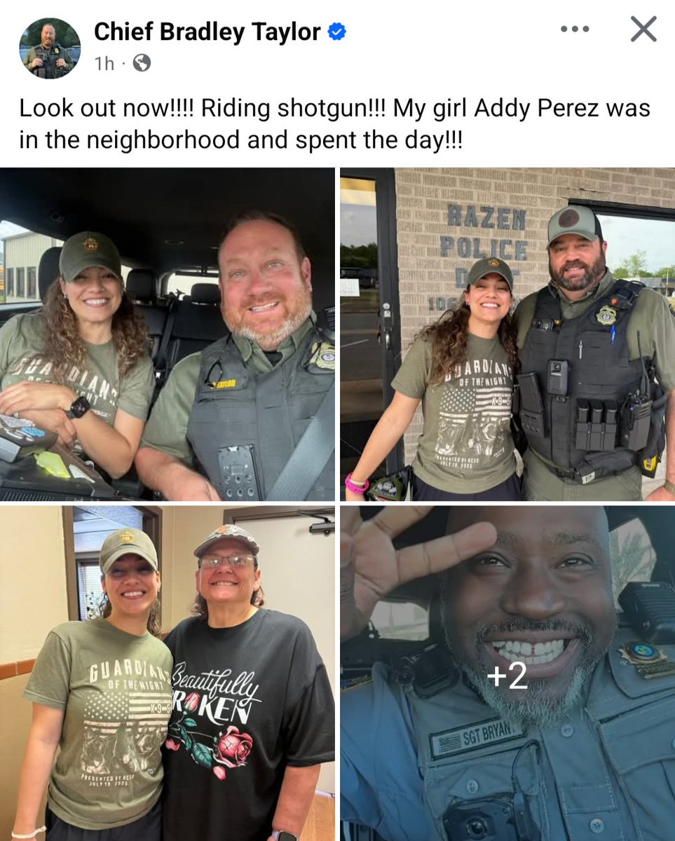 k_guarez's tweet image. For those without fb: @chiefbtaylor had a visitor today. 🫶🏼💙🥰 @addy_pez #OPLive #OPNation #Reelz
