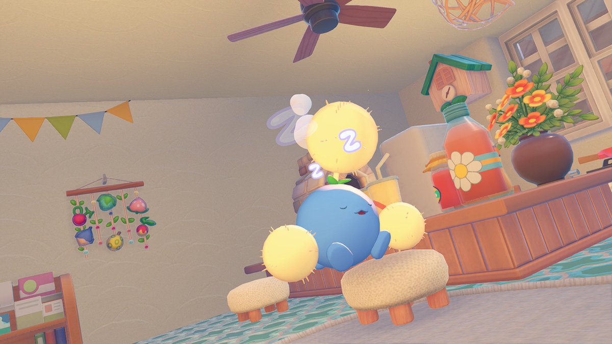 EN_uko's tweet photo. ワタッコちゃんたちのおうちできた🌼

#ぽこあポケモン https://t.co/pM7QubcG9J