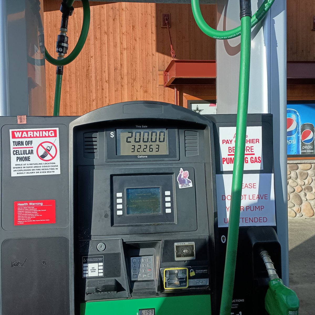 That's weird....I swear I didn't notice until after I got in my truck