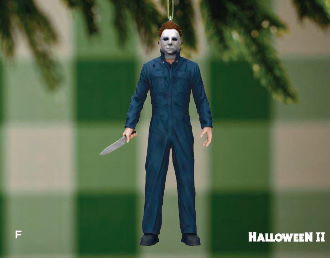justinlasalata's tweet image. Michael Myers 2026 Hallmark Keepsake ornament from Halloween II is coming in July. #Halloween #MichaelMyers #Hallmark