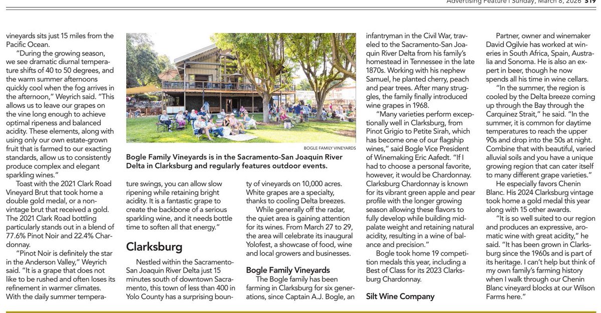 So many interesting grapes from so many interesting regions! Read some of my picks from Amador County, Anderson Valley and Clarksburg #sanfranciscochronicle