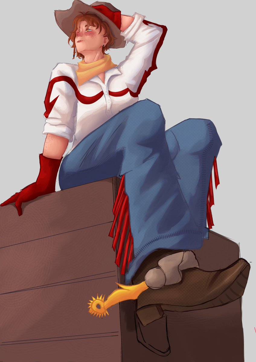 Bazukazzo's tweet image. #bartallen pero es vaquero (*´▽｀)
Art collab con @blu4pant !! yo hice el sketch y él hizo el poderosisimo color y render 🩷
#impulse