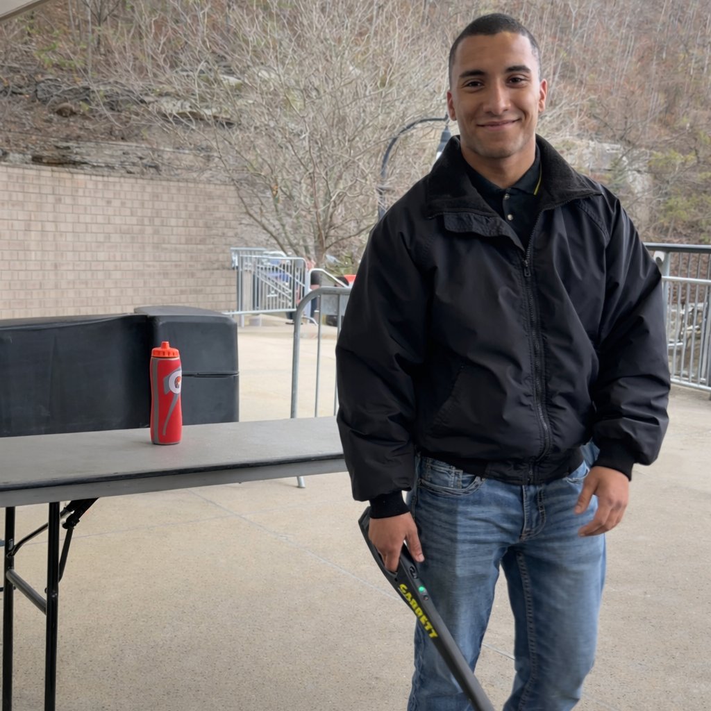 insights2004's tweet photo. Security with a Smile at the Appalachian Wireless Arena! 🤝💙

There’s nothing we love more than seeing our students shine in the real world! Our Security cohort recently provided top-tier support for the Jon Pardi concert, and the feedback was incredible. https://t.co/UJeDFoqrxF