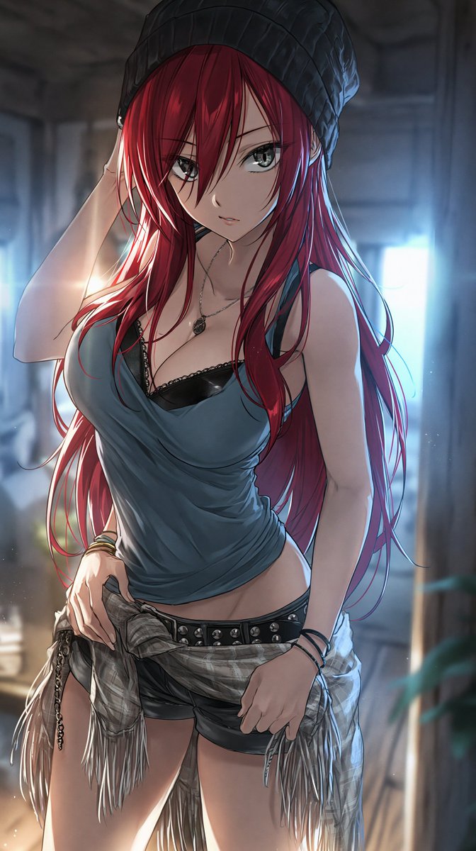 TokenBlack31's tweet image. #anime #erzascarlett #fairytail #midjourney My Favorite Fairy Tail Wizard