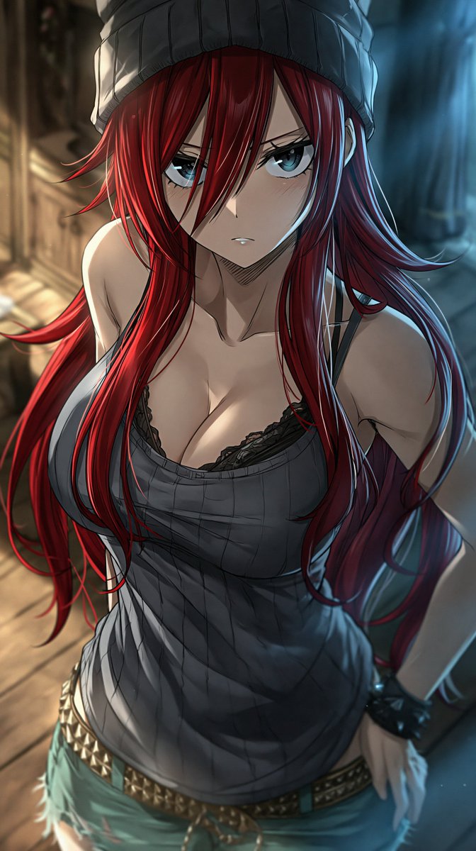 TokenBlack31's tweet image. #anime #erzascarlett #fairytail #midjourney My Favorite Fairy Tail Wizard