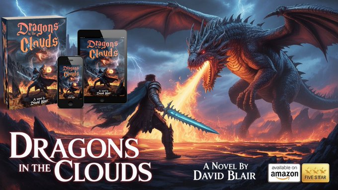 Davidblr777's tweet image. Hey, #AUTHORS, #Share #books &amp;amp; #links #WRITERSLIFT #READERS  Below is the opening scene of Dragons in the Clouds #writingcommmunity #mustread #booklovers #book #podcasts #ReadersCommunity #booktwitter #blogs #bookrecommendations #sciencefiction #fantasy dragonsintheclouds.com